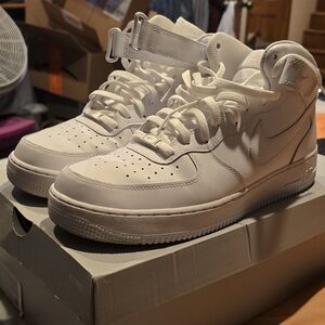 Nike Men's White High-Top Sneakers